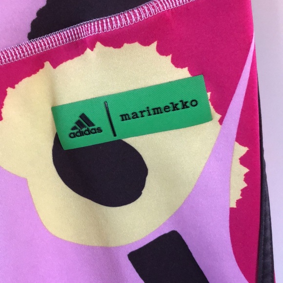 Girls Adidas x Marimekko training tights - Picture 6 of 9